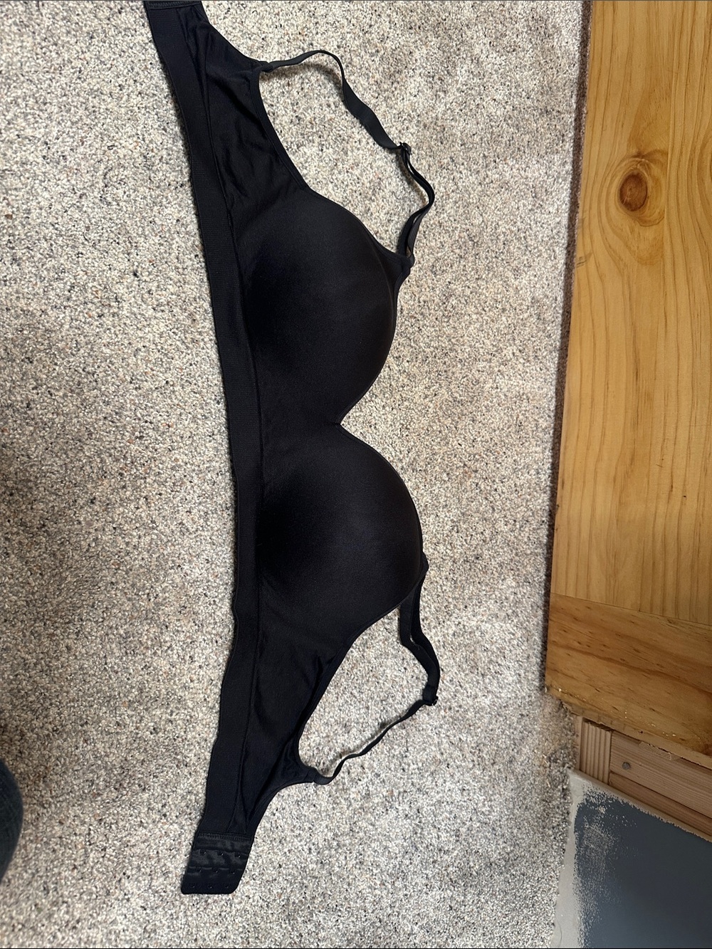 Fruit of the Loom Black Seamless Molded Cup Bra